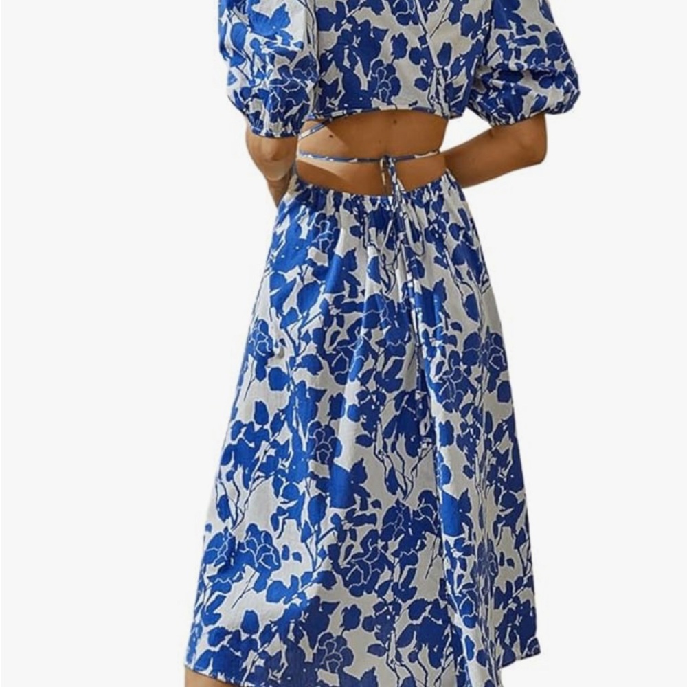 Beautiful cotton summer dress. - Picture 2 of 4